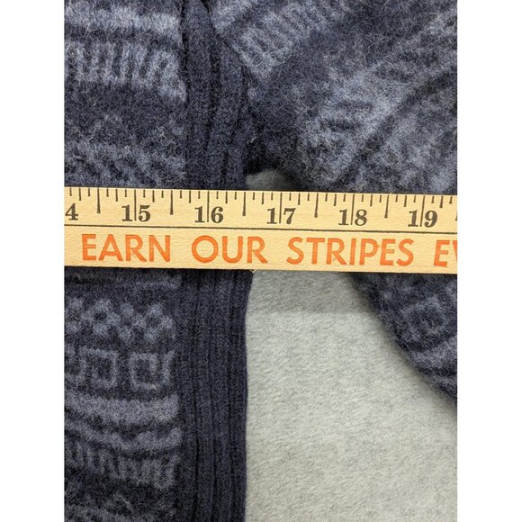 Fossil Sweater Mens Large Patterned Wool Crewneck Pullover Warm Winter Casual - Picture 3 of 8